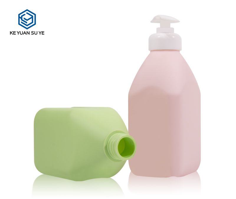 KY180 Newly Designed 500ml Cosmetic HDPE Plastic Shampoo Bottle