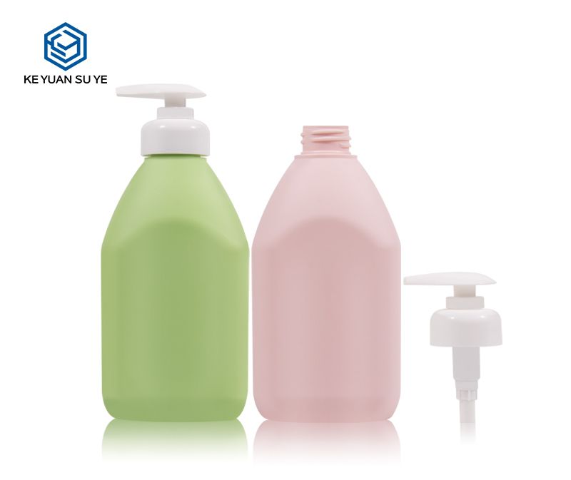 KY180 Newly Designed 500ml Cosmetic HDPE Plastic Shampoo Bottle