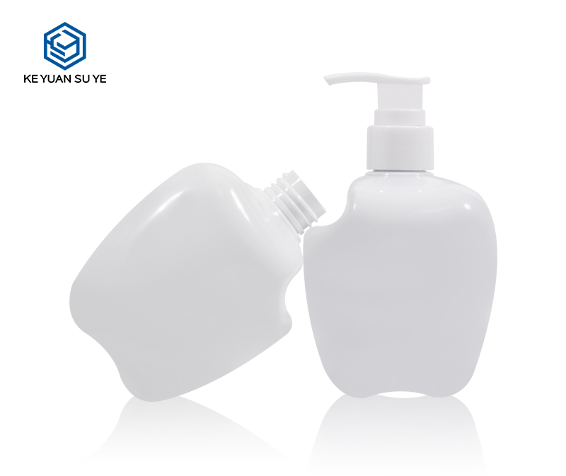 KY181 Innovative Design 300ml PET White Plastic Toothpaste Bottle