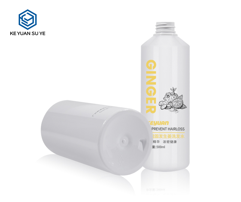 KY184 500ml 800ml PET High-Quality Cosmetic Plastic Round Wash and Care Product Bottle