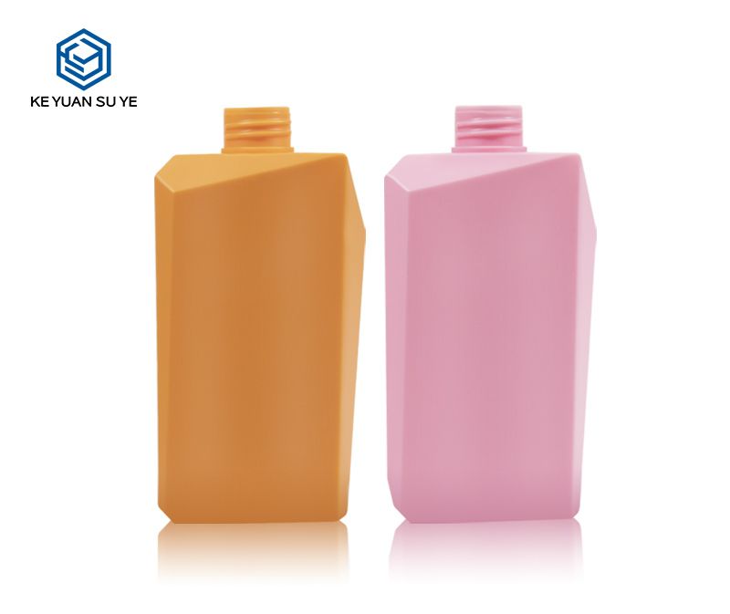 KY185 Hot Sale Innovative Design Cosmetic 550ml Pink Plastic Shampoo Bottle with Pump