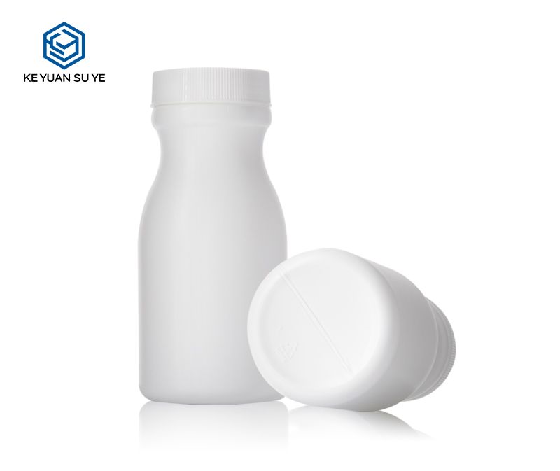 KY192 120ml 200ml Empty White Pill Container Medicine Vitamin Capsule Storage Plastic Bottle