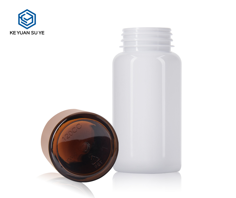 KY193 120ml 150ml Empty PET Pill Container Medicine Vitamin Capsule Storage Plastic Bottle