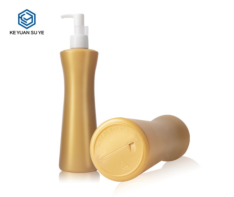 KY196 High Quality HDPE 120ml 320ml Empty Plastic Slim Waist Shampoo Bottle