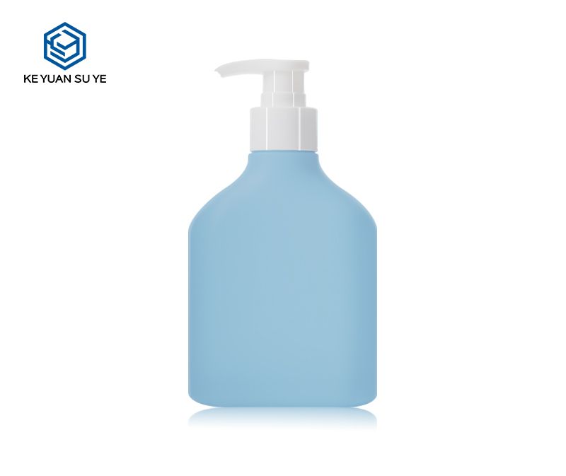 KY200-2 Wholesale 250ml High Quality Blue HDPE Cosmetic Plastic Shampoo Bottle