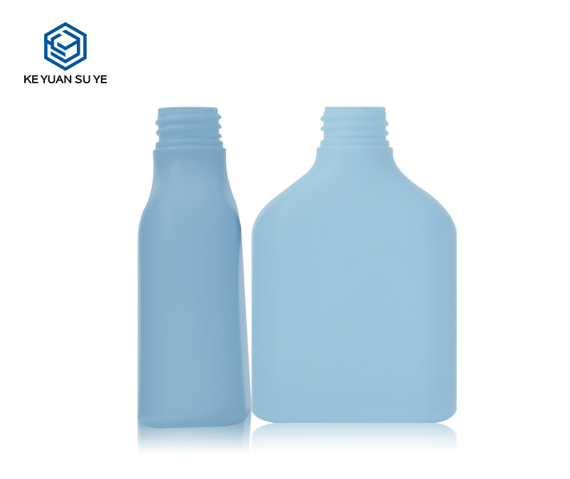 KY200-2 Wholesale 250ml High Quality Blue HDPE Cosmetic Plastic Shampoo Bottle
