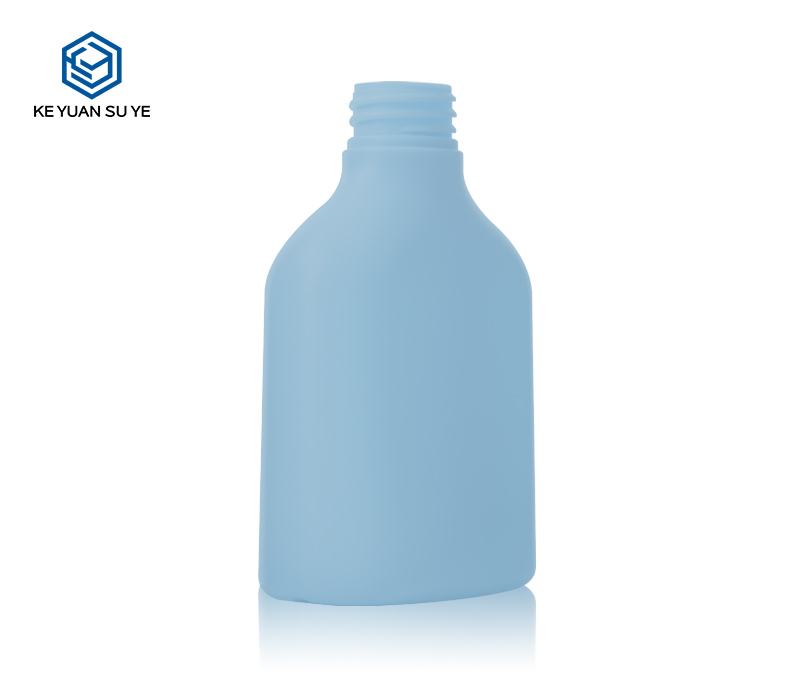KY200-2 Wholesale 250ml High Quality Blue HDPE Cosmetic Plastic Shampoo Bottle