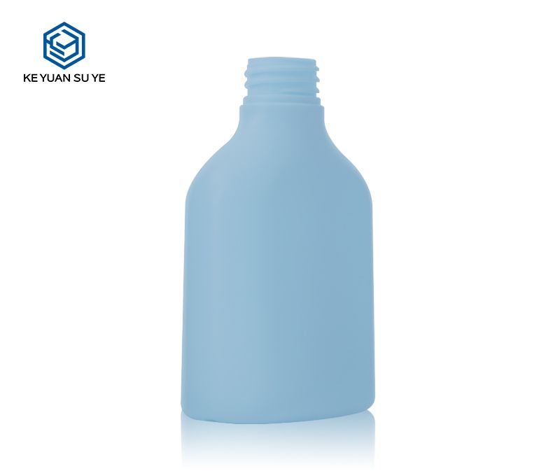 KY200-2 Wholesale 250ml High Quality Blue HDPE Cosmetic Plastic Shampoo Bottle