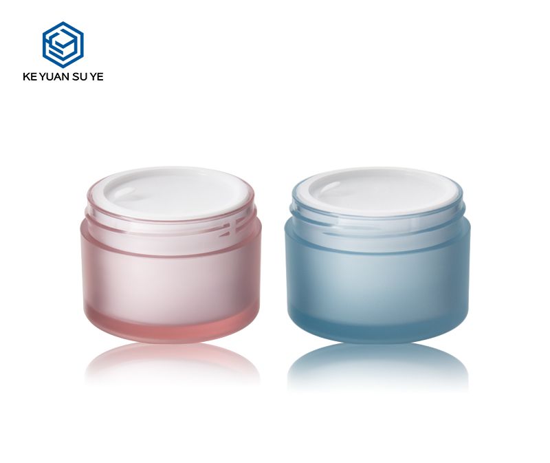 KY050PJ 30ml Small Capacity Cosmetic Jar Face Cream Skincare Packaging Bottle Plastic Jar with Screw Lid