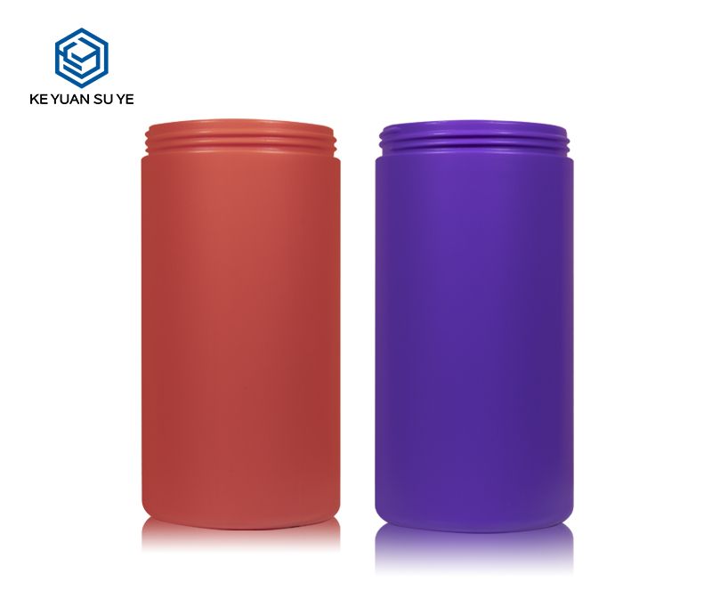 KY051PJ New Design Large Capacity Cream Jar Pomade Hair Care Jar 1000ml Plastic PE Wide Mouth Jar Cosmetic Packaging