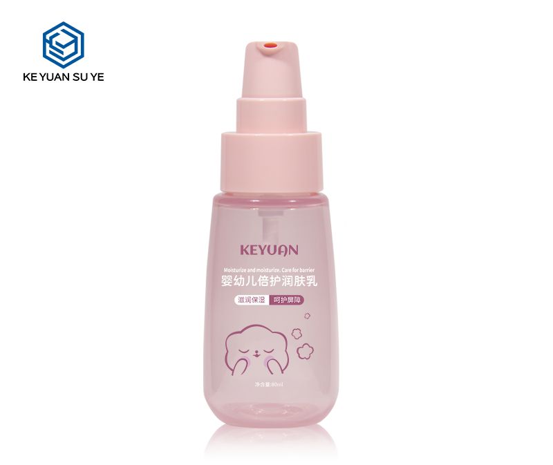 KY214 High Quality 80ml PET Pink Hand Sanitizer Plastic Bottle Lotion Bottle Pocket Portable Bottle