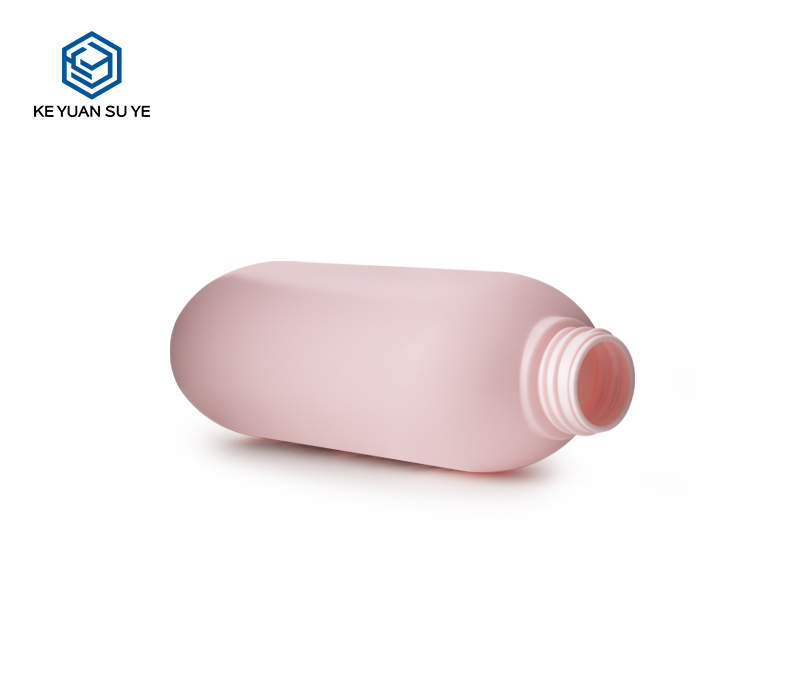 KY215 Custom 500ml Unique Luxury Pink Shower Gel Conditioner Shampoo HDPE Cosmetic Packaging Plastic Bottles