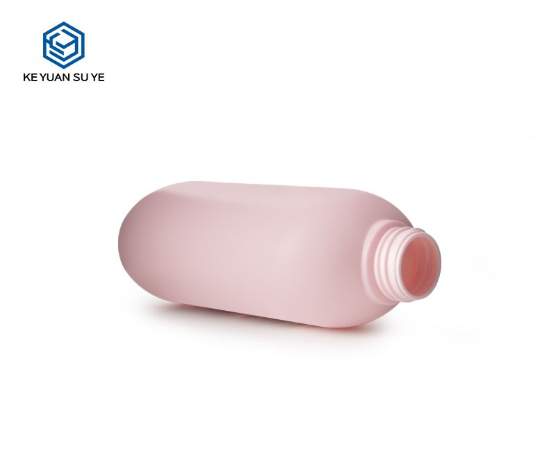 KY215 Custom 500ml Unique Luxury Pink Shower Gel Conditioner Shampoo HDPE Cosmetic Packaging Plastic Bottles