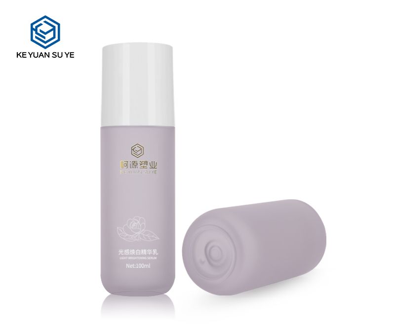 KY201-1 Luxury Purple Matte Translucent PETG 30ml 80ml 100ml 120ml 150ml Empty Packaging Plastic Skin Care Bottle