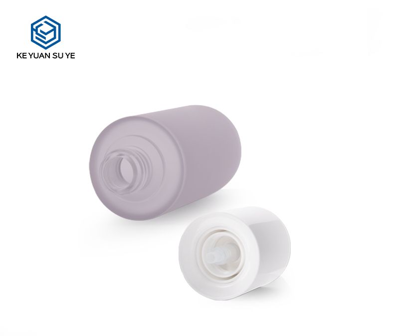 KY201-1 Luxury Purple Matte Translucent PETG 30ml 80ml 100ml 120ml 150ml Empty Packaging Plastic Skin Care Bottle