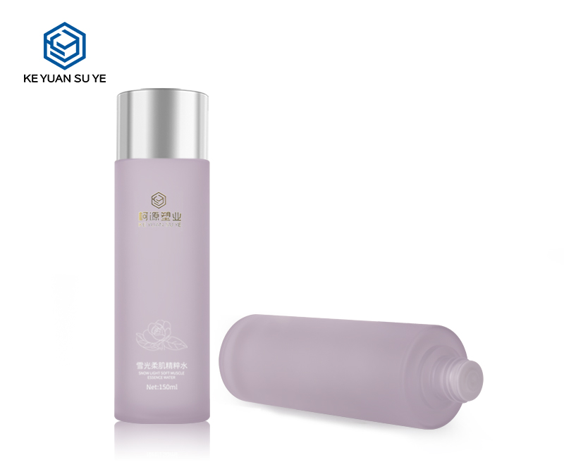 KY201-3 Wholesale 150ml 180ml 200ml Cosmetic PETG Plastic Purple Bottle Skincare Toner Bottle