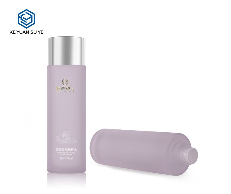 KY201-3 Wholesale 150ml 180ml 200ml Cosmetic PETG Plastic Purple Bottle Skincare Toner Bottle