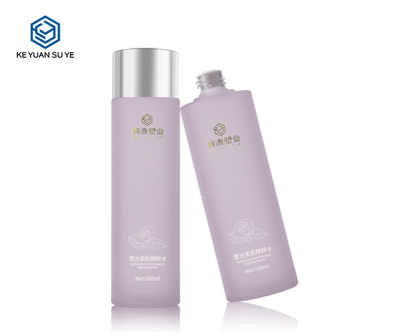 KY201-3 Wholesale 150ml 180ml 200ml Cosmetic PETG Plastic Purple Bottle Skincare Toner Bottle