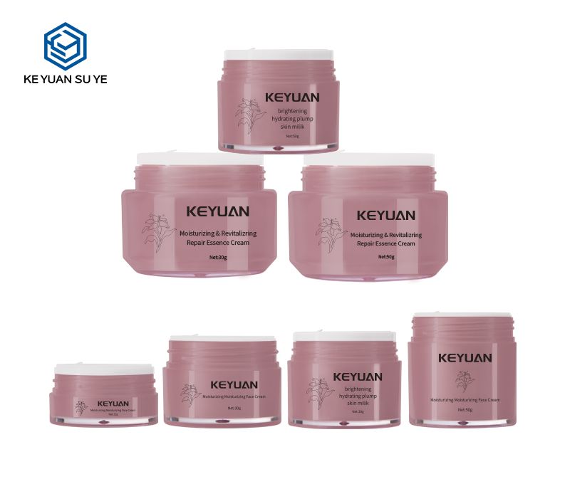 KY202 New Product Design Luxury Cosmetics and Skin Care Set Bottle 15ml 30ml 50ml Face Cream Jar