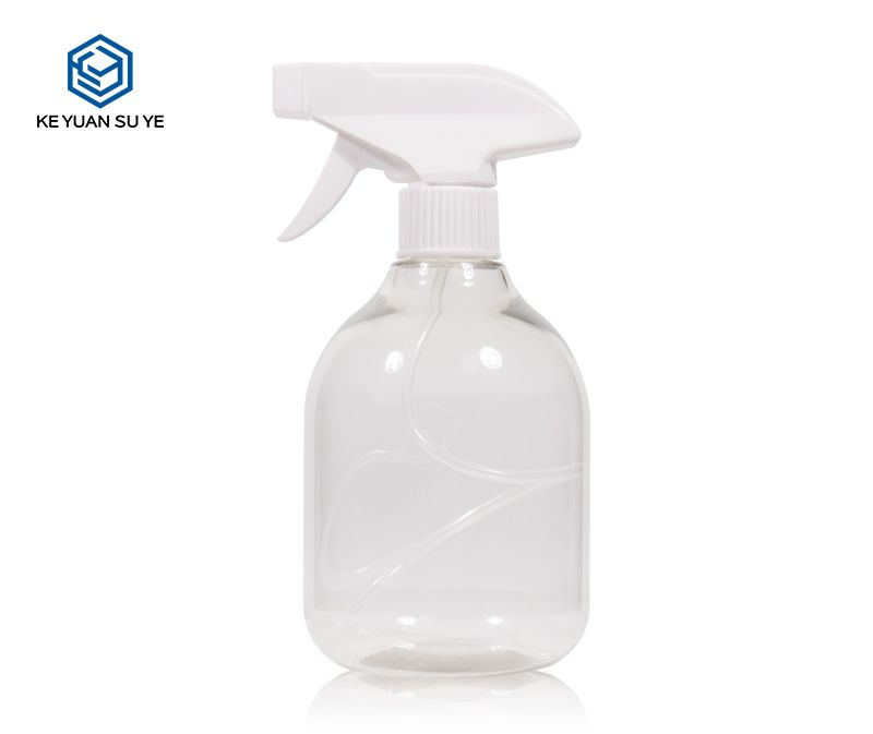 KY204 Wholesale Cosmetic Packaging 500ml Round Shape Empty Plastic Mist Spray Bottles PET Plastic Trigger Spray Bottle
