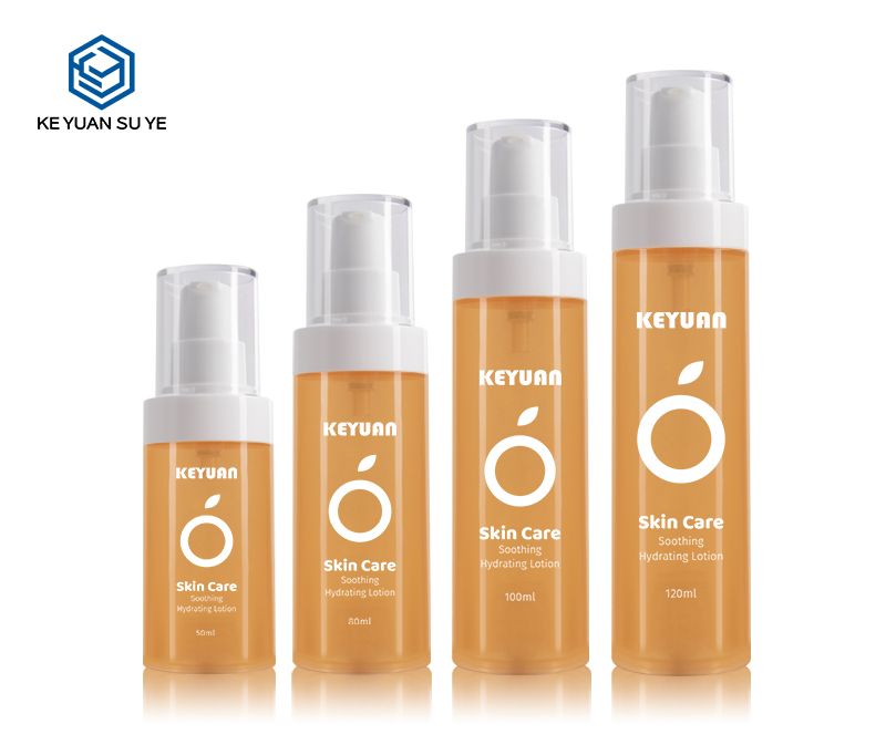 KY205 New Product Design 50ml 80ml 100ml 120ml PET Luxury Cosmetic Skin Care Set Bottle Emulsion Bottle Vacuum Bottle