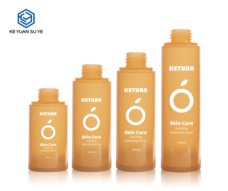 KY205 New Product Design 50ml 80ml 100ml 120ml PET Luxury Cosmetic Skin Care Set Bottle Emulsion Bottle Vacuum Bottle