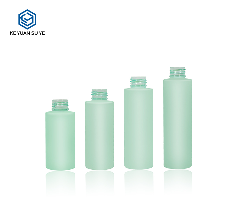 KY216-3 High Quality 80m 100ml 120ml 150ml Matte Green Cosmetic Bottle Toner Fine Mist Spray Bottle