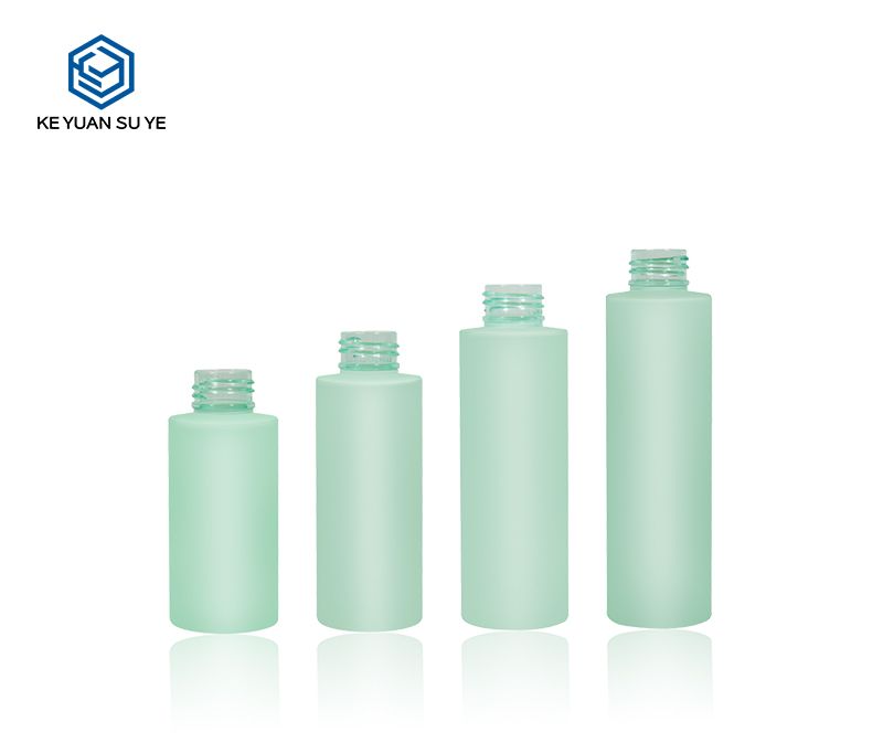 KY216-3 High Quality 80m 100ml 120ml 150ml Matte Green Cosmetic Bottle Toner Fine Mist Spray Bottle