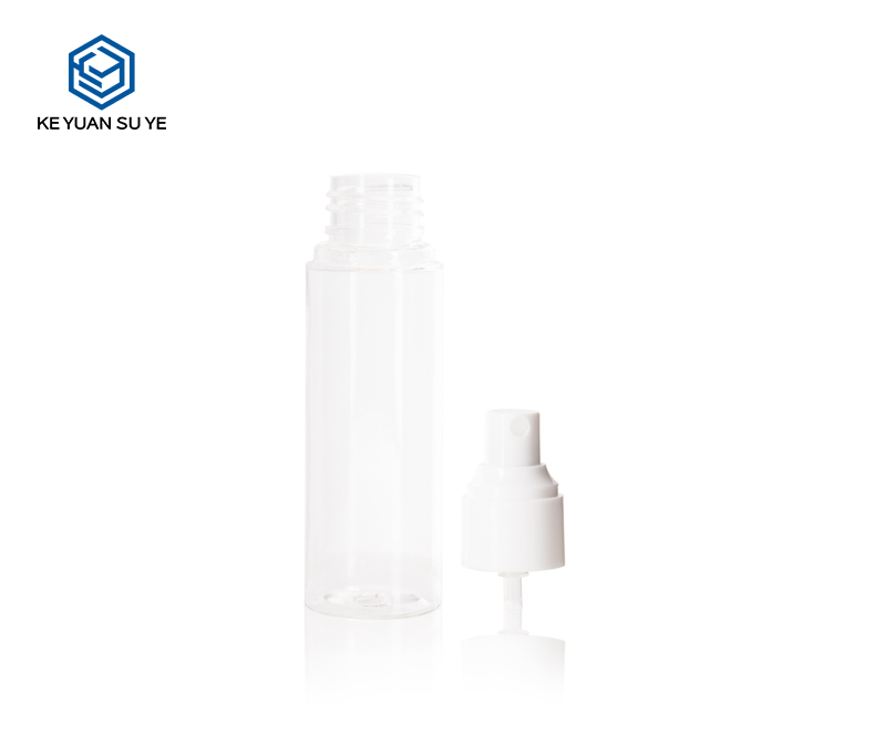 KY216-4 Small Capacity Pocket Portable Clear Cosmetic Bottle Toner Alcohol Spray Plastic Packaging Bottle