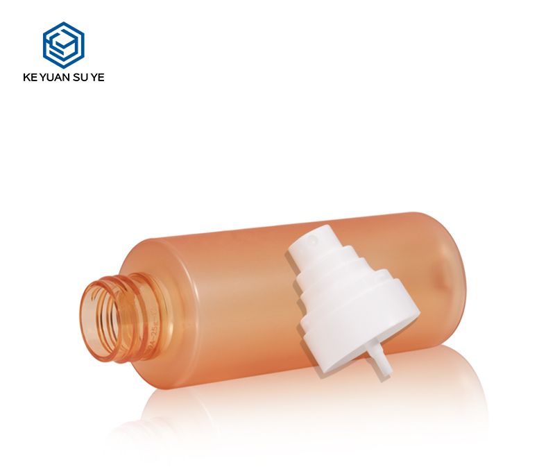 KY216-5 High Quality 80m 100ml 120ml 140ml Matte Orange Cosmetic Bottle Toner Fine Mist Spray Bottle