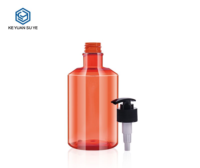 KY220 Custom Colored Luxury Plastic Pump Bottle 500ml Shampoo Bottle