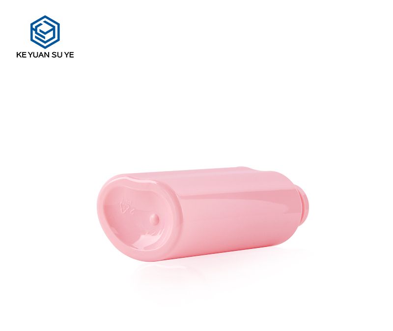 KY223 Custom 100ml PET Cosmetics Pink Special Shape Remover Oil Bottle