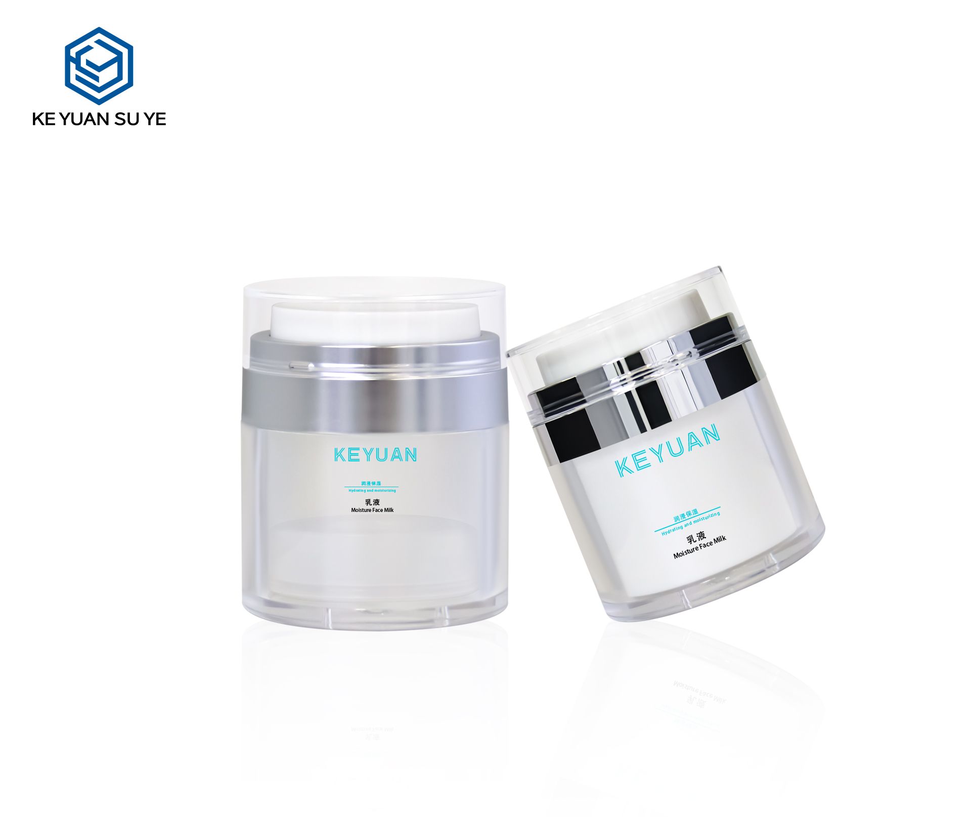 KY227 30ml 50ml 80ml 100ml 120ml White Cosmetic Vacuum Airless Pump Bottle