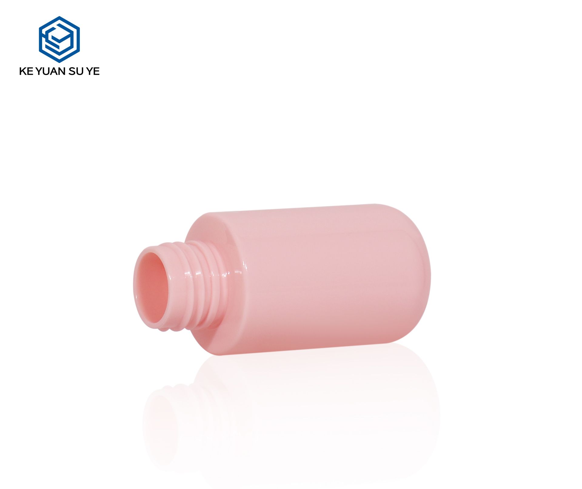 KY237 Newly Designed 50ml Pink Small Capacity PET Care Liquid Plastic Bottle