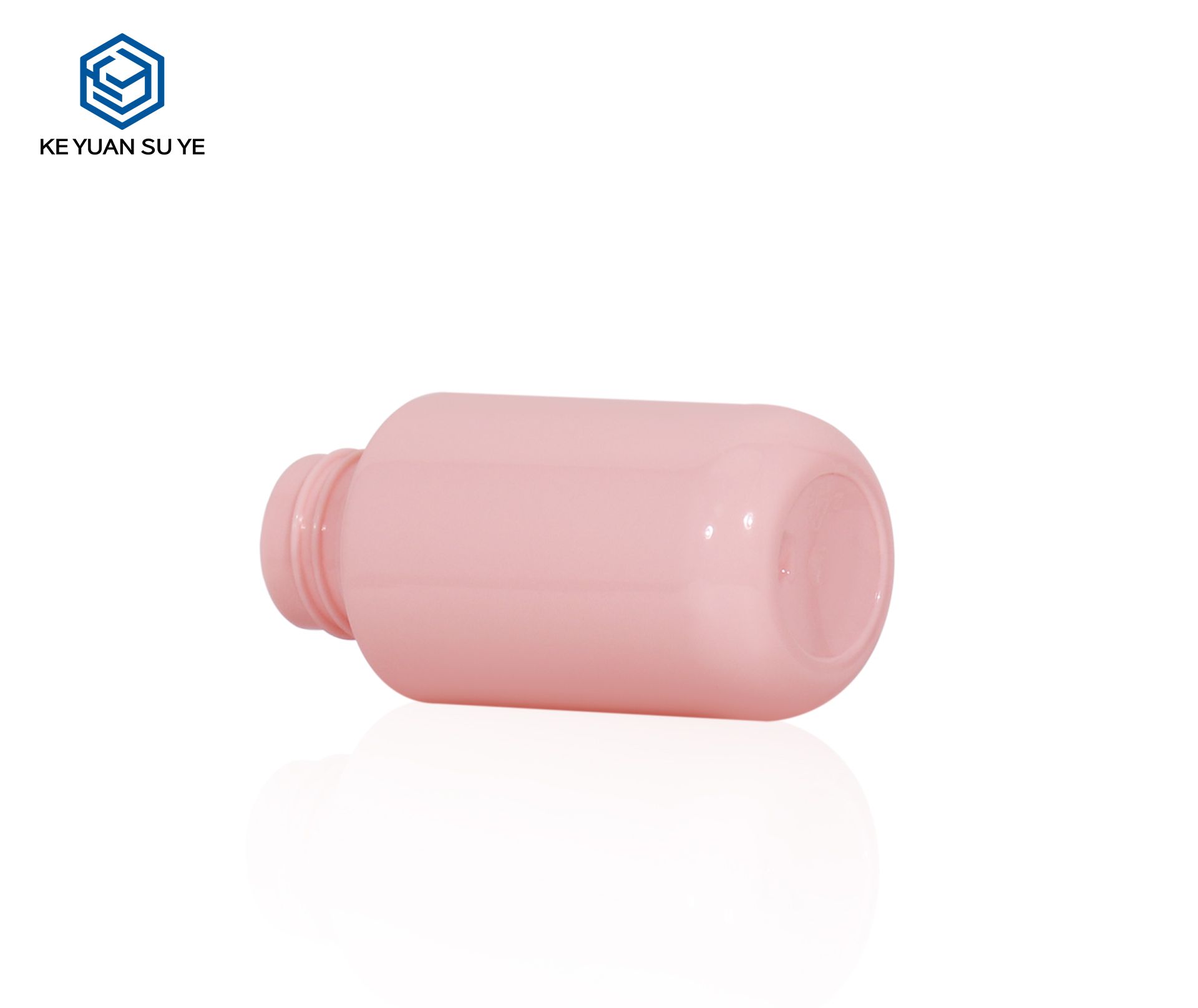 KY237 Newly Designed 50ml Pink Small Capacity PET Care Liquid Plastic Bottle