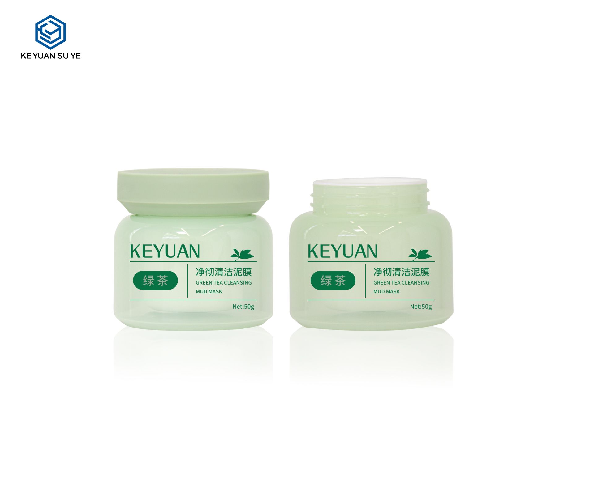 KY060 1PJ Customized High Quality 50ml 100ml Cosmetic Skin Care Cream Jar
