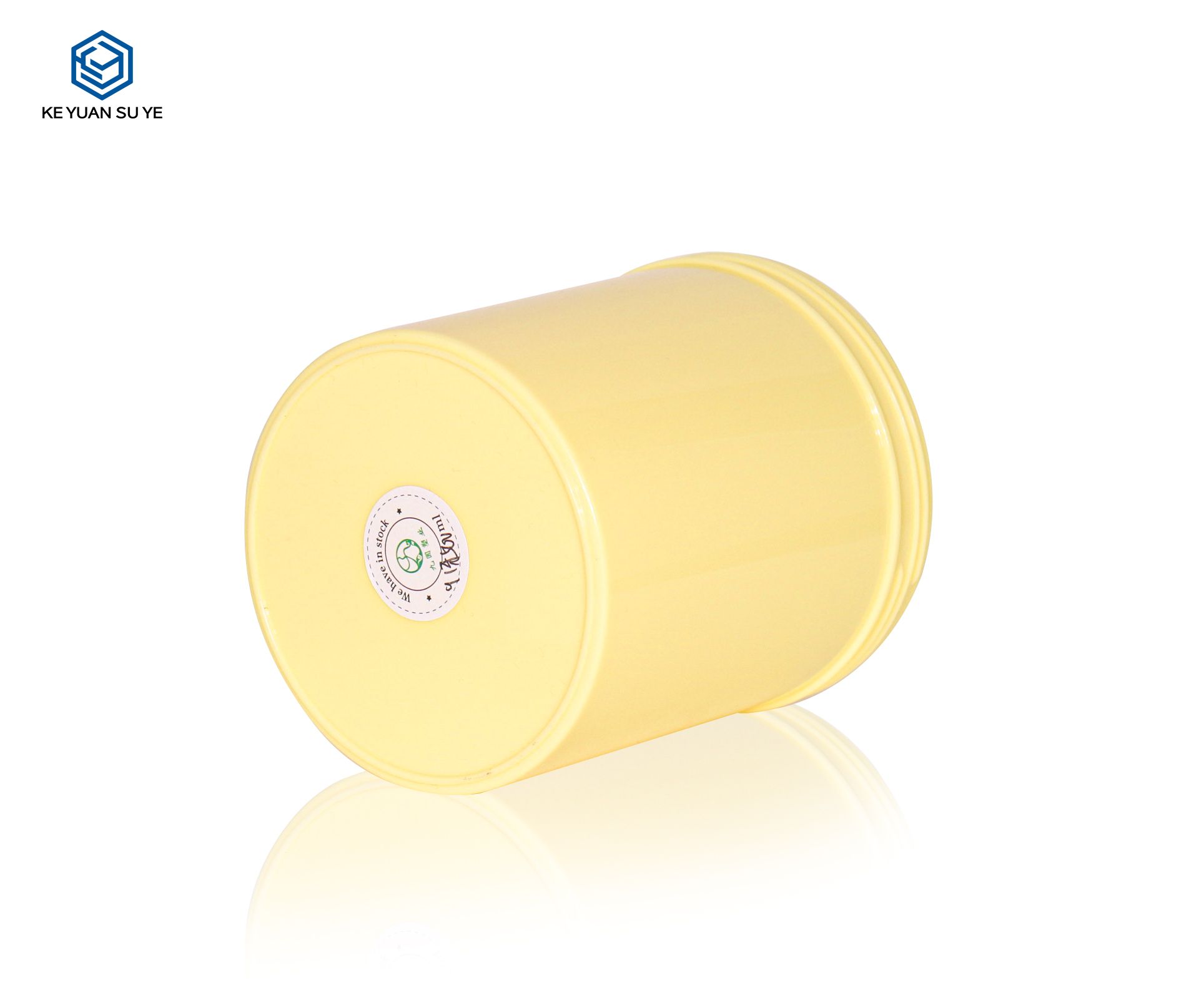 KY068PJ Wholesale Orange Cosmetic PP Plastic Jars for Hair Mask Packaging