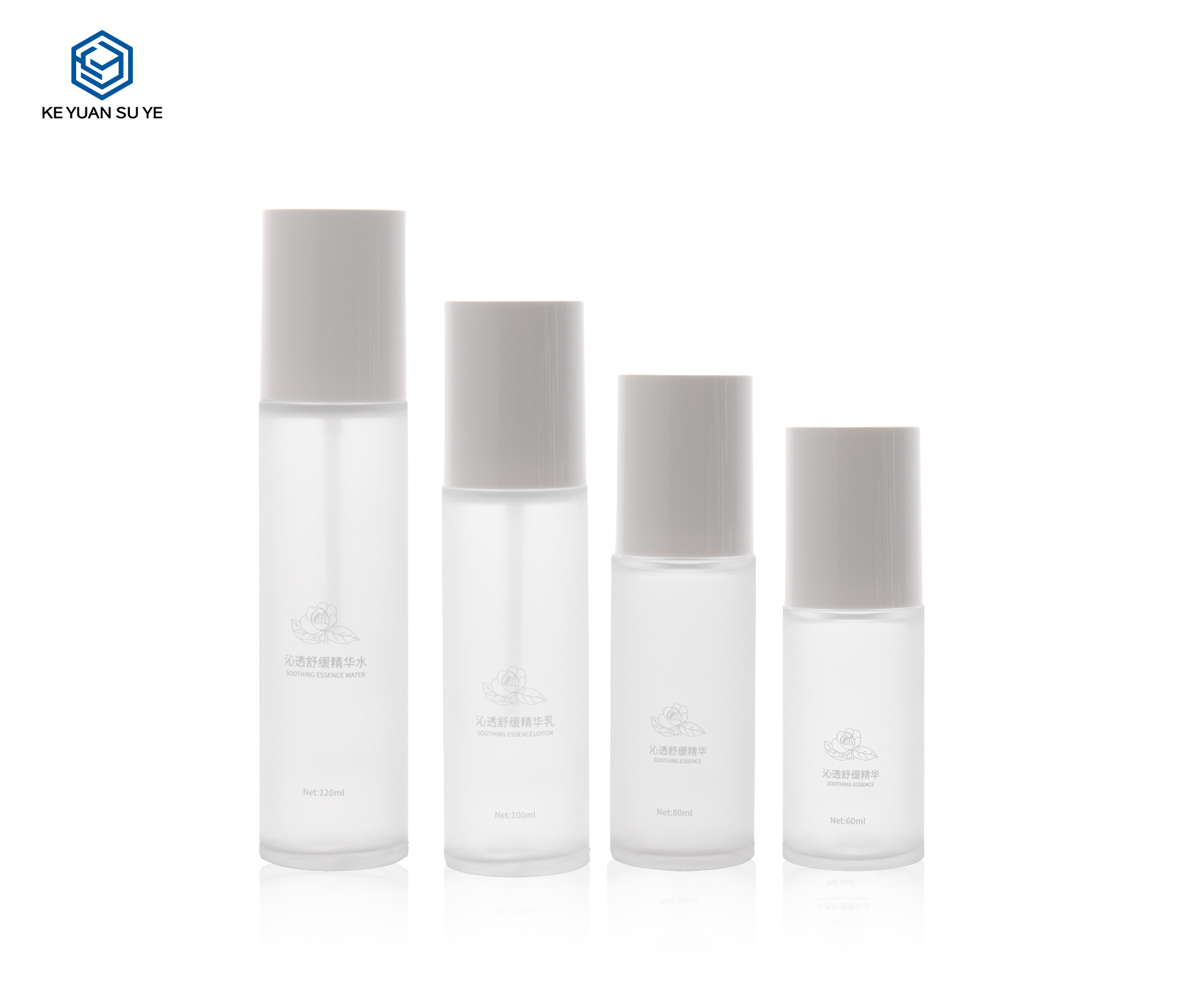 KY285 Factory Direct Sales of High Quality 60ml 80ml 100ml 120ml Cosmetic Face Care Bottles