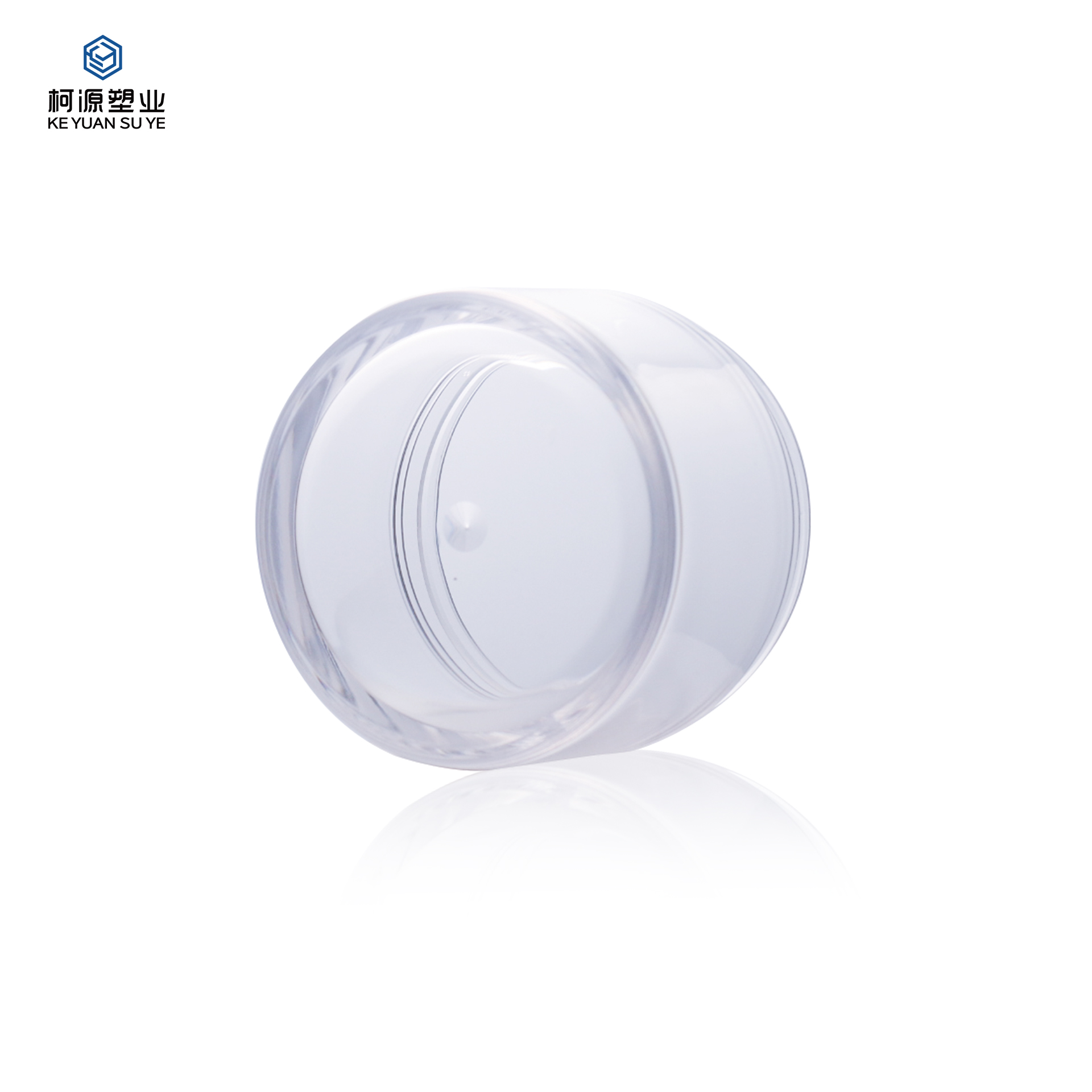 KY052 13PJ Custom High Quality Luxury Cosmetics 5-500ml Transparent Double Wall Cream Jar for Face Cream Packaging