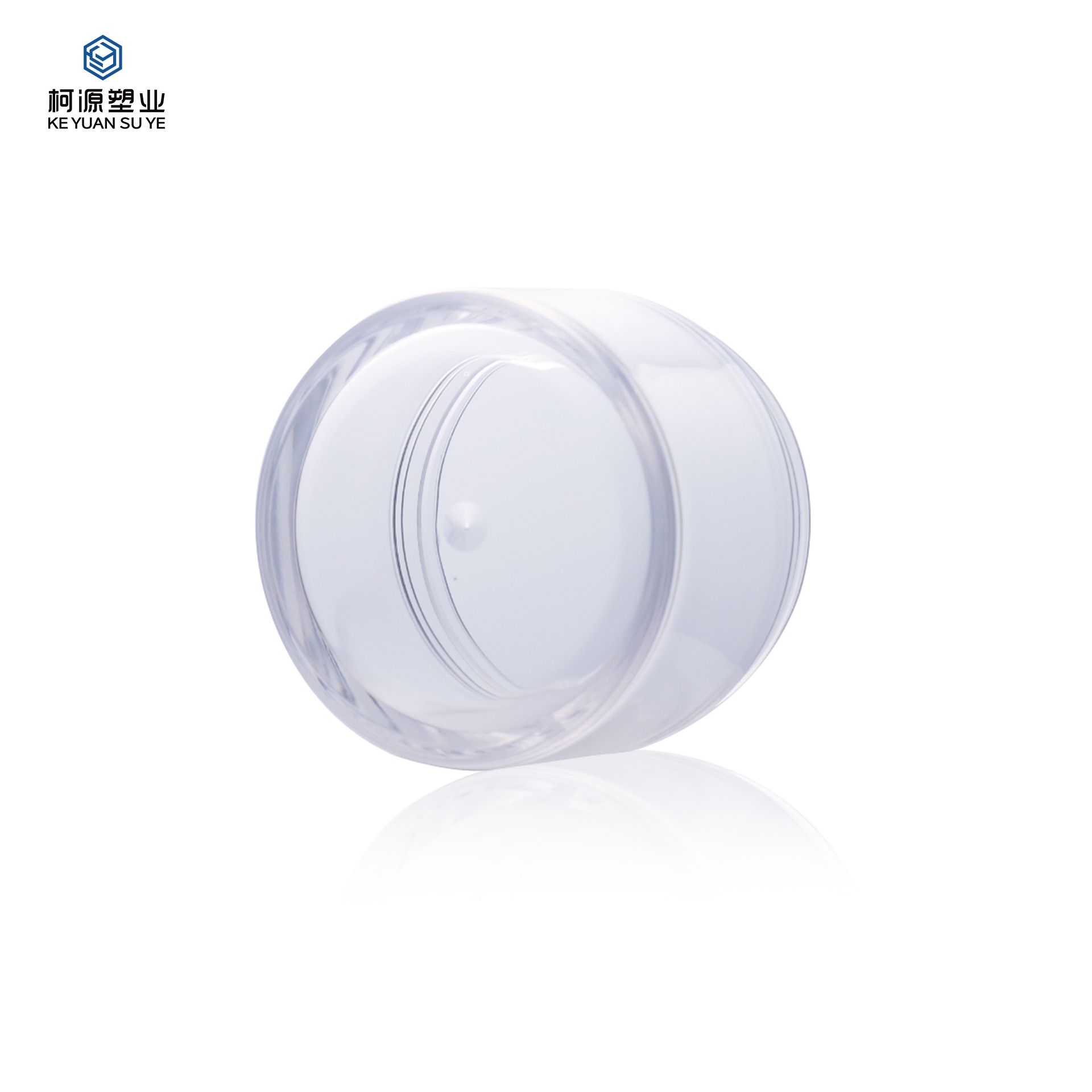 KY052 13PJ Custom High Quality Luxury Cosmetics 5-500ml Transparent Double Wall Cream Jar for Face Cream Packaging