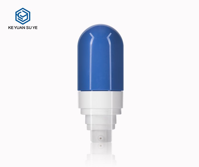 KY091 4 30ml Glossy Blue PET Plastic Fine Mist Spray Bottle for Facial Hydration