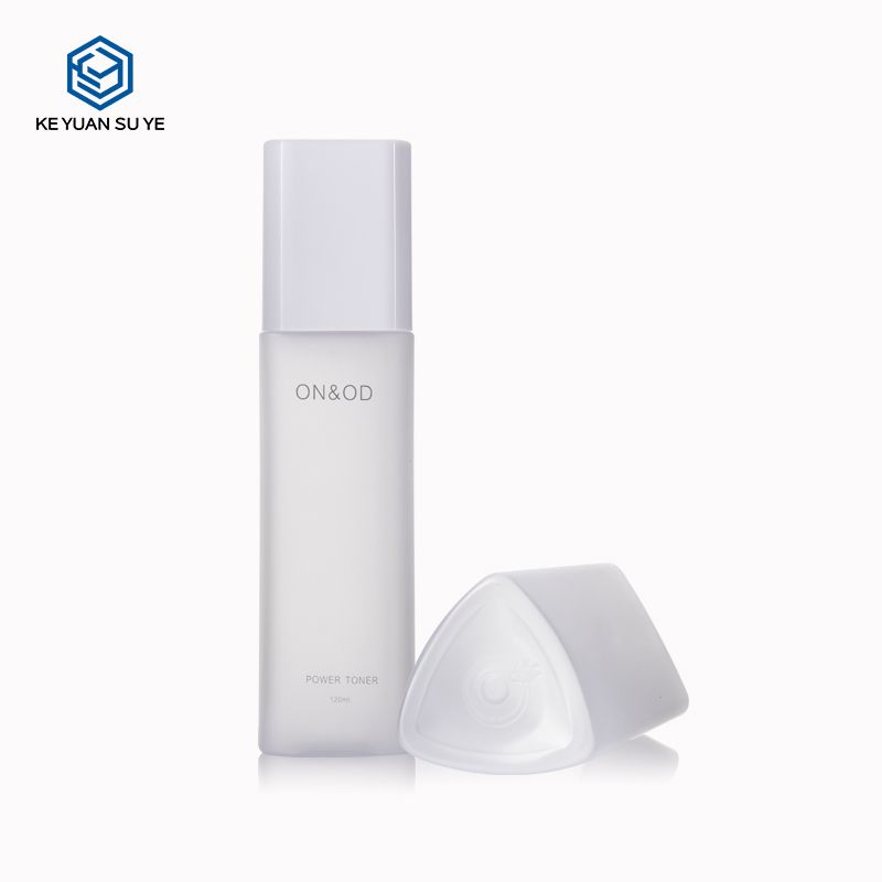 KY098 3 Luxury Cosmetic Plastic Bottle Empty Matte 100ml 120ml 150ml PET Skin Care Lotion Bottle