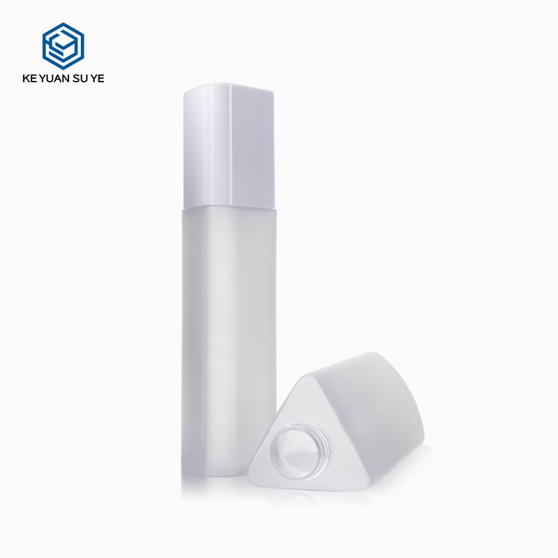 KY098 3 Luxury Cosmetic Plastic Bottle Empty Matte 100ml 120ml 150ml PET Skin Care Lotion Bottle