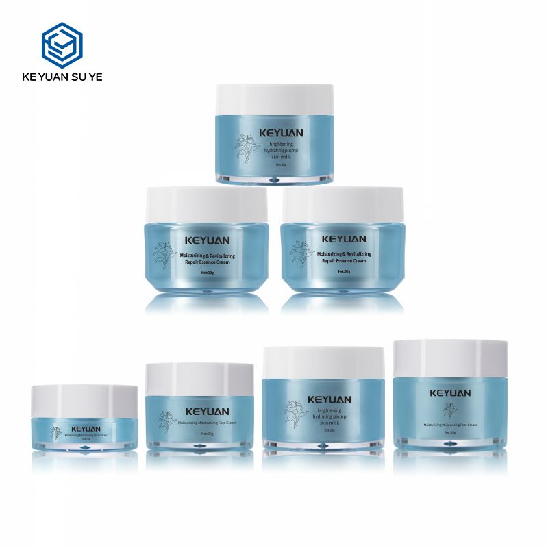 KY202 2 Custom Deluxe Face Cream Lotion Essence Bottle for Skin Care Packaging