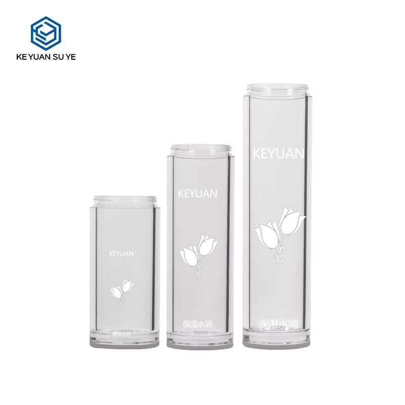 KY203 2 High Quality Cosmetics Perfume Packaging 50ml 70ml Thick Wall Transparent PET Plastic Spray Bottle