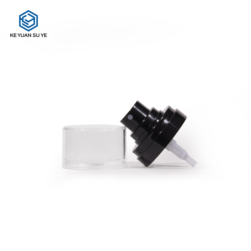 KY203 2 High Quality Cosmetics Perfume Packaging 50ml 70ml Thick Wall Transparent PET Plastic Spray Bottle
