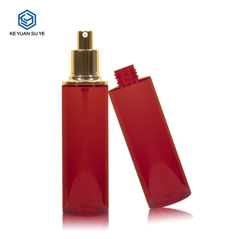 KY207 2 Factory Custom Luxury Red 170ml Skin Care Essence Water Essence Lotion Bottle