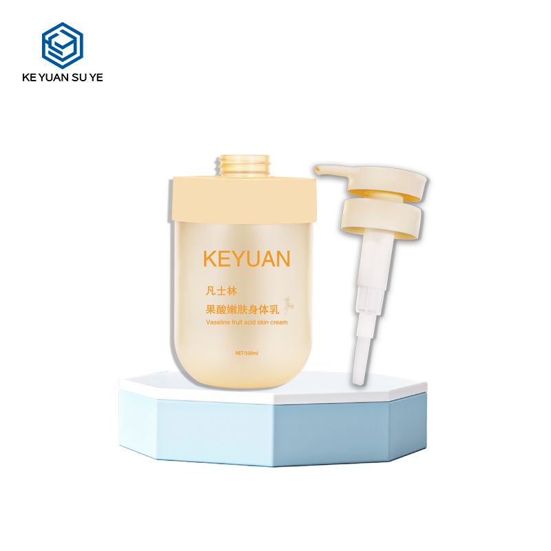 KY219 2 Custom 500ml HDPE Shampoo Bottle Empty Plastic Lotion Pump for Cosmetic Packaging