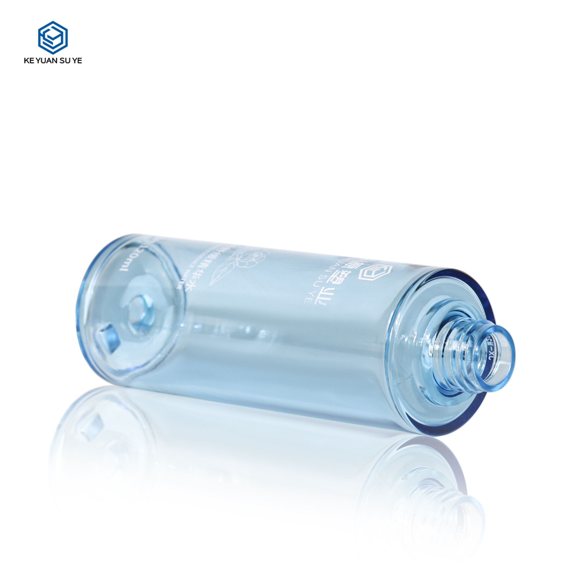 KY289 120ml 100ml 80ml Luxury Round Thick Wall Cosmetic PET Liquid Toner Packaging