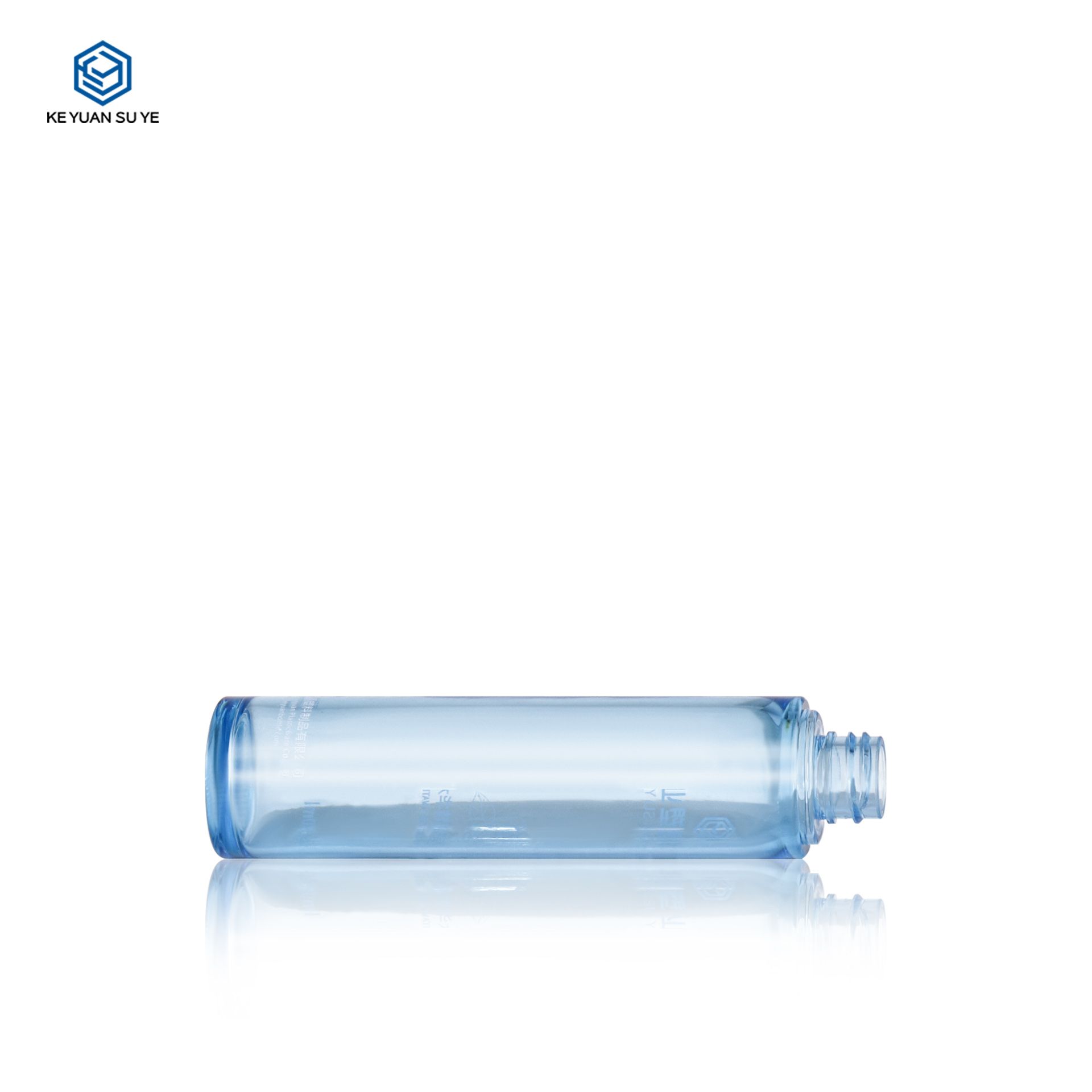 KY291 Custom Blue PET Thick Wall Skin Care Bottle for Toner Essence Lotion Packaging